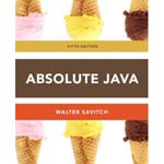 The Course Text Book: Absolute Java