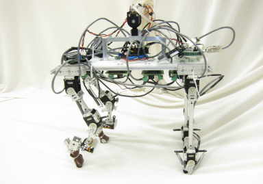 GARP-5 Quadrupedal Robot on white background.